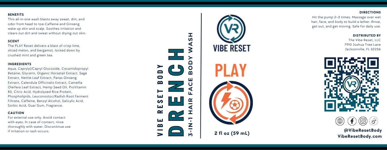 DRENCH: PLAY 3-in-1 Hair + Face + Body Wash