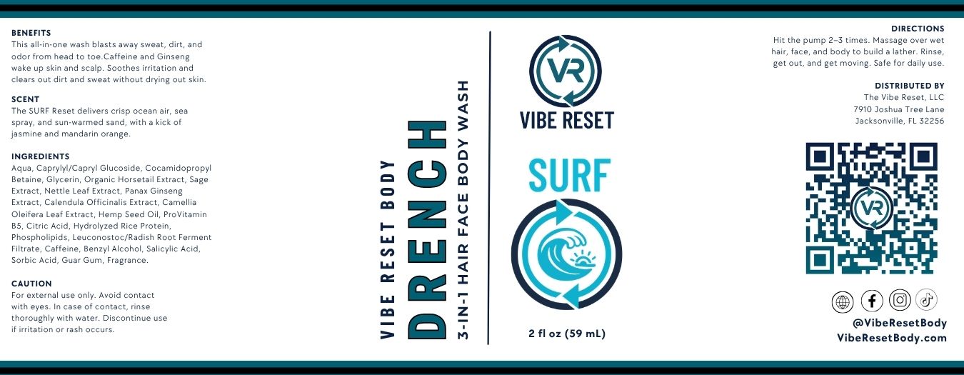 DRENCH: SURF 3-in-1 Hair + Face + Body Wash